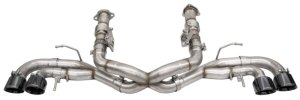 Chevrolet Corvette Performance Exhaust - CORSA Performance - Cat-Back Xtreme - Black - `20-`25
